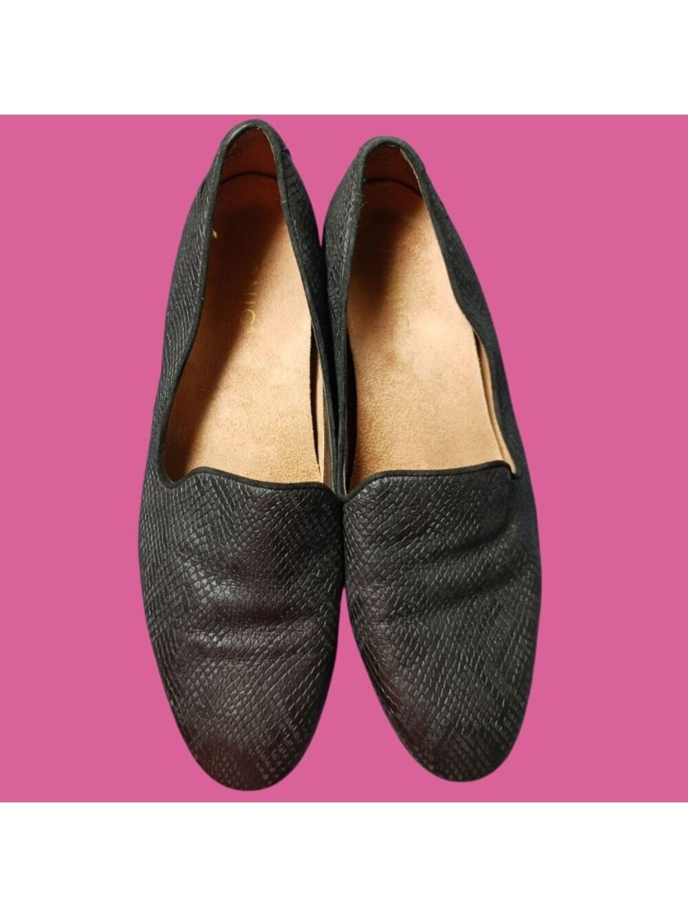 Vionic Willa II Womens Leather Slip-On Loafer Black Size 10 - Picture 9 of 9